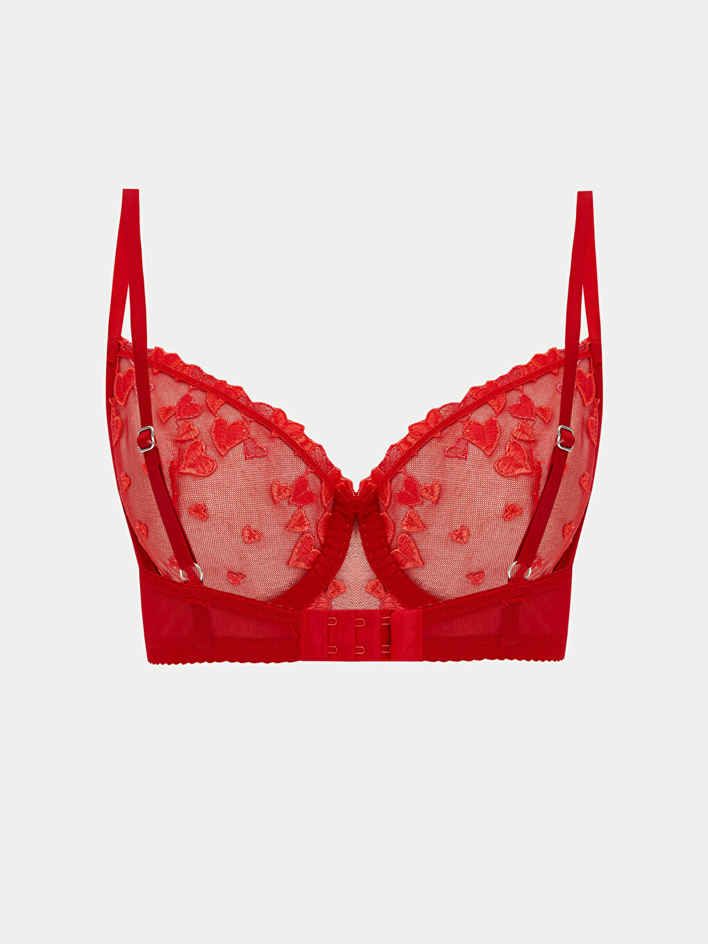 Woman RED Fancy Bra -S5QY00Z8-R3P