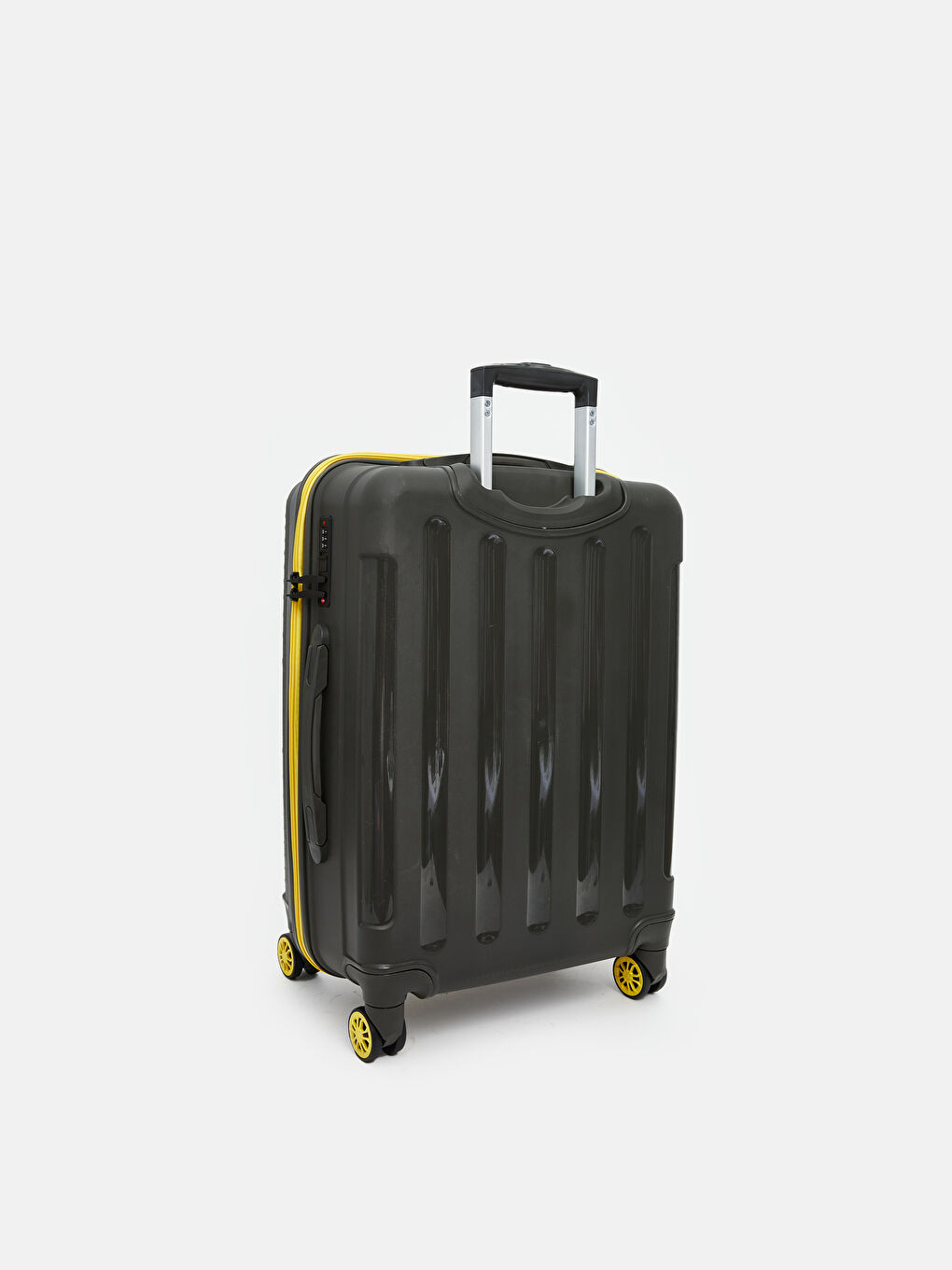 Antrasit Kilit Detaylı Küçük Boy Valiz-1