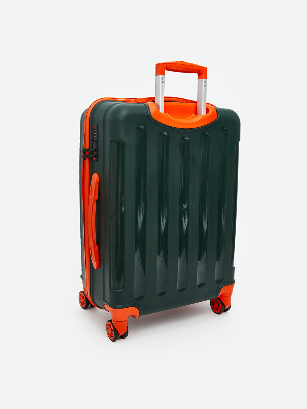 Yeşil Kilit Detaylı Orta Boy Valiz-1