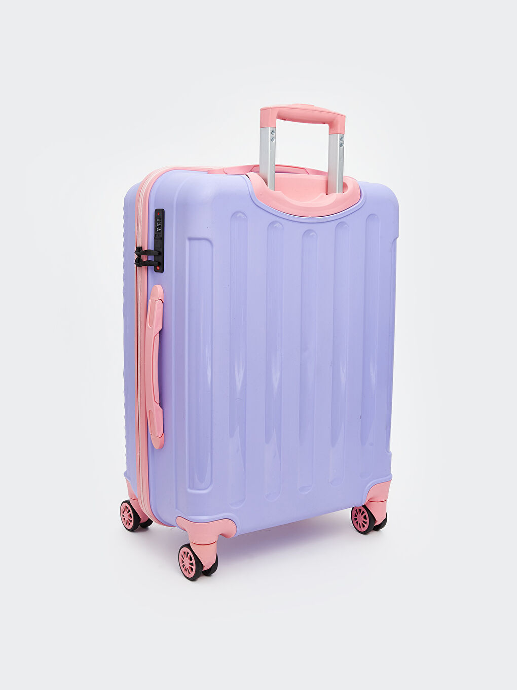 Mor Kilit Detaylı Orta Boy Valiz-1