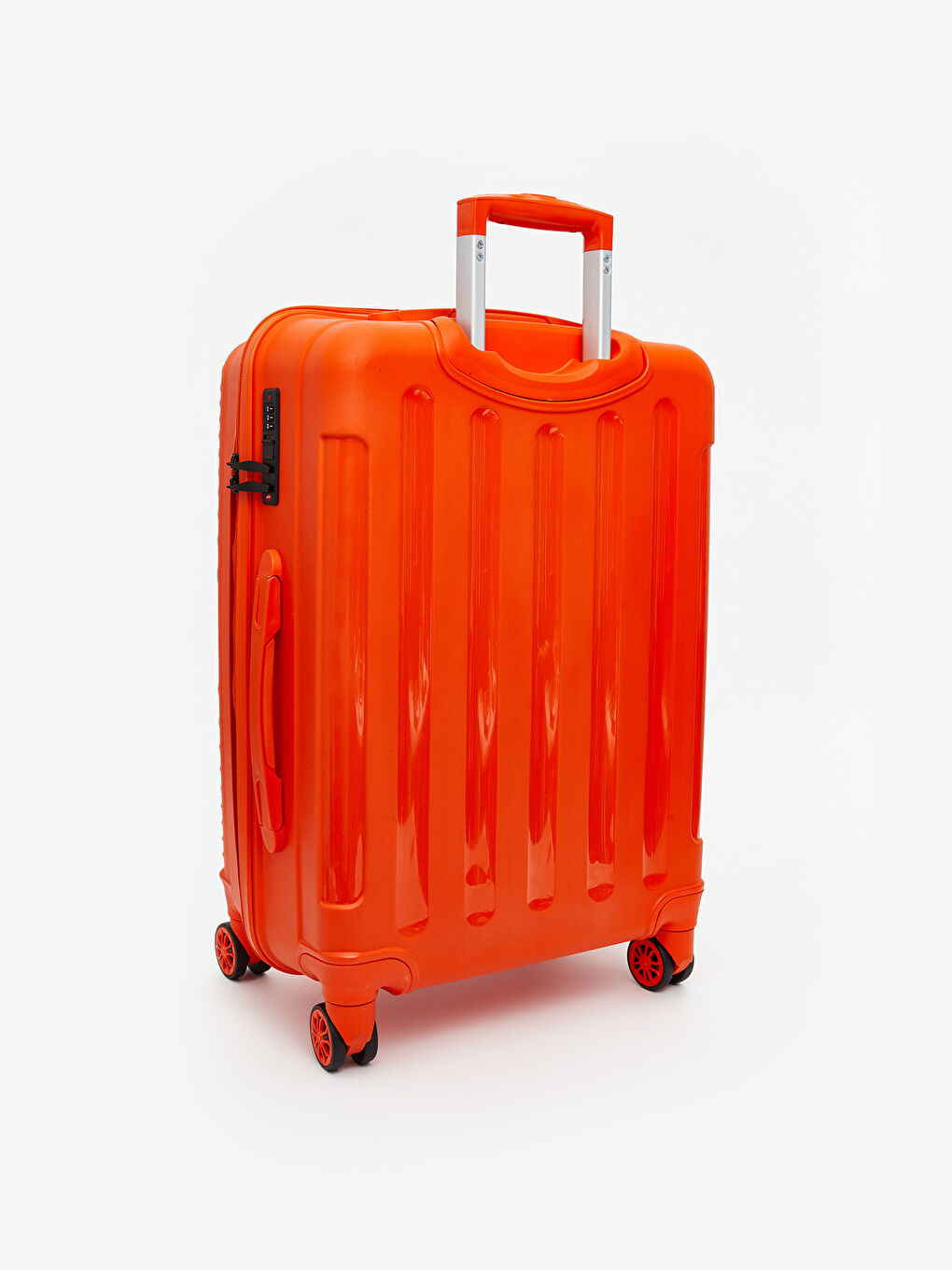 Turuncu Kilit Detaylı Orta Boy Valiz-1