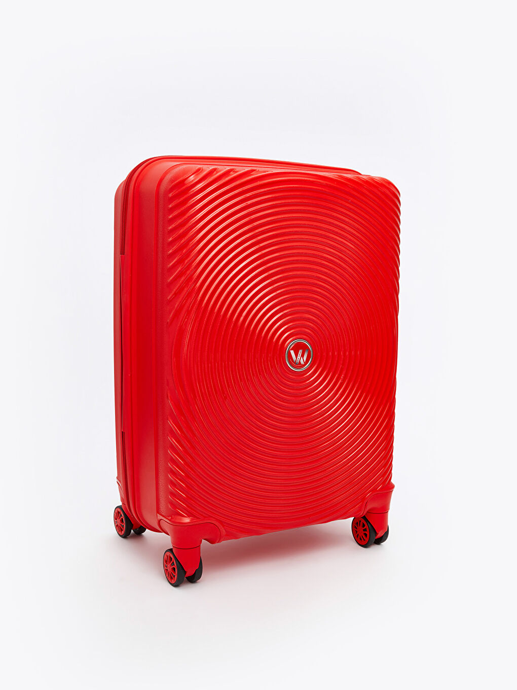 Kırmızı Kilit Detaylı Orta Boy Valiz