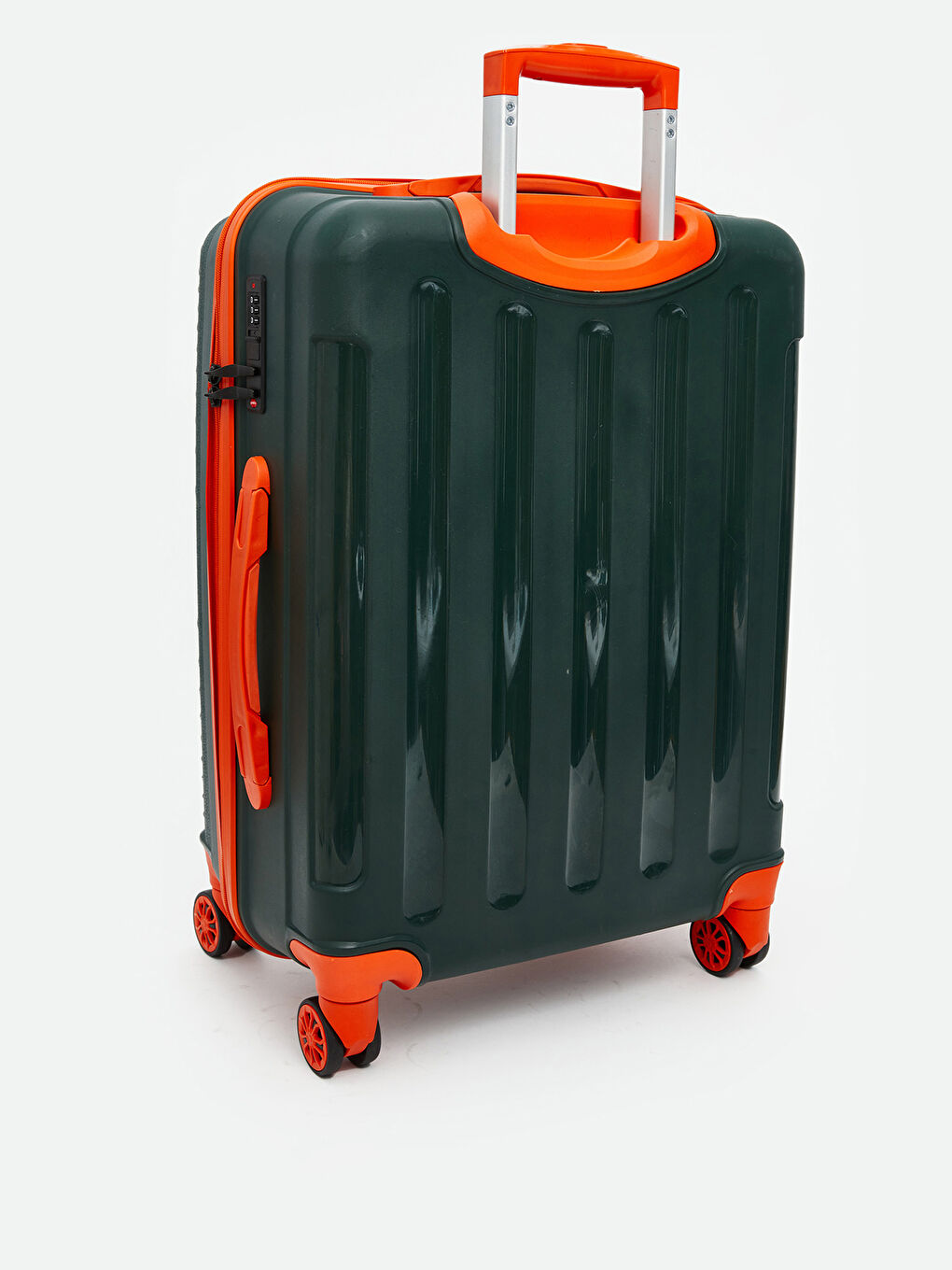 Yeşil Kilit Detaylı Büyük Boy Valiz-1