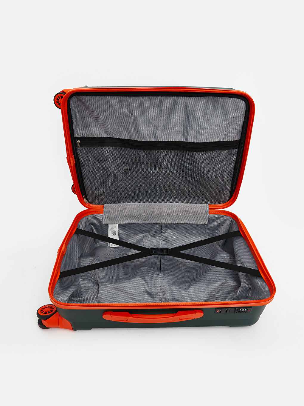 Yeşil Kilit Detaylı Büyük Boy Valiz-3