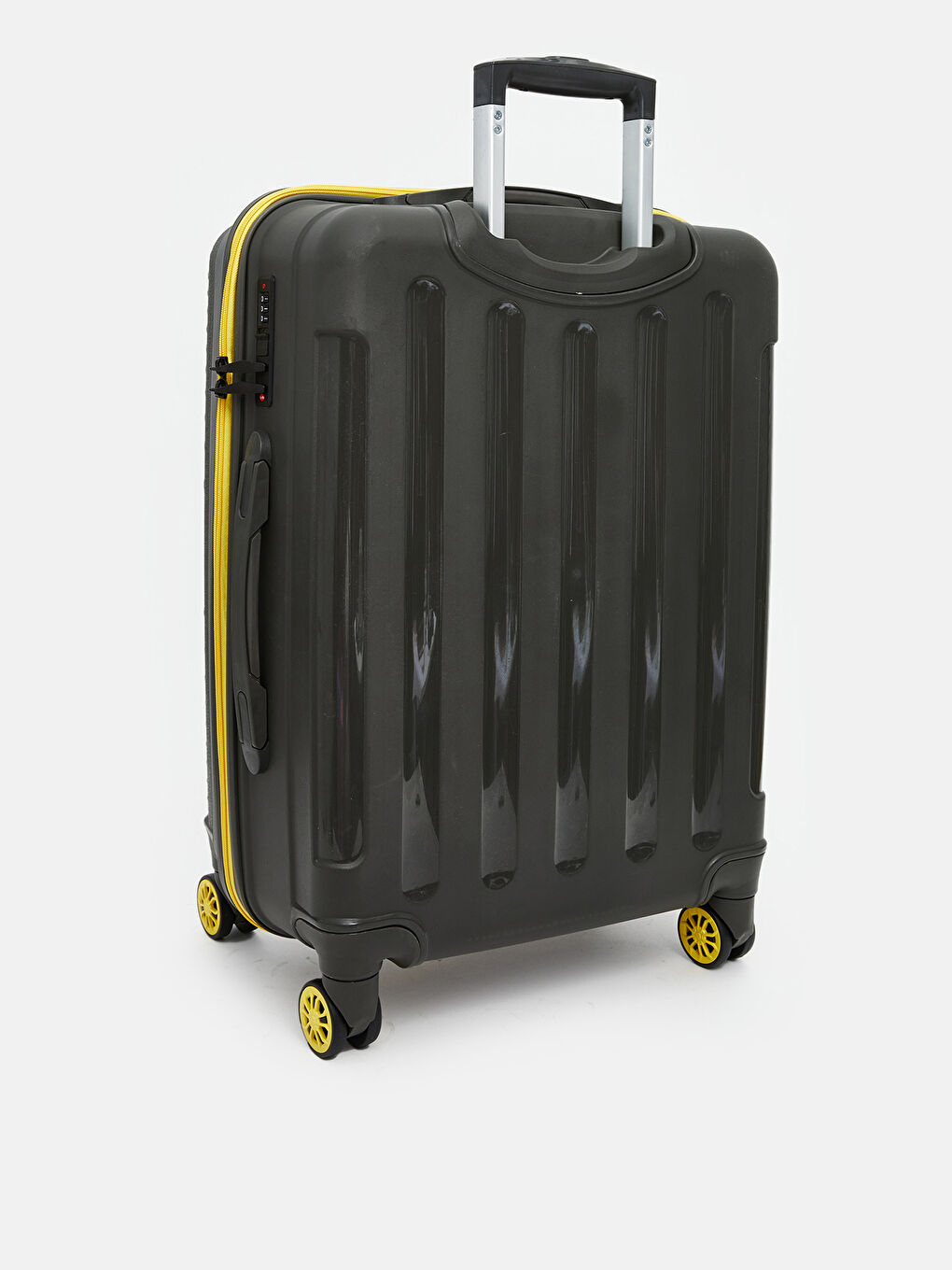 Antrasit Kilit Detaylı Büyük Boy Valiz-1