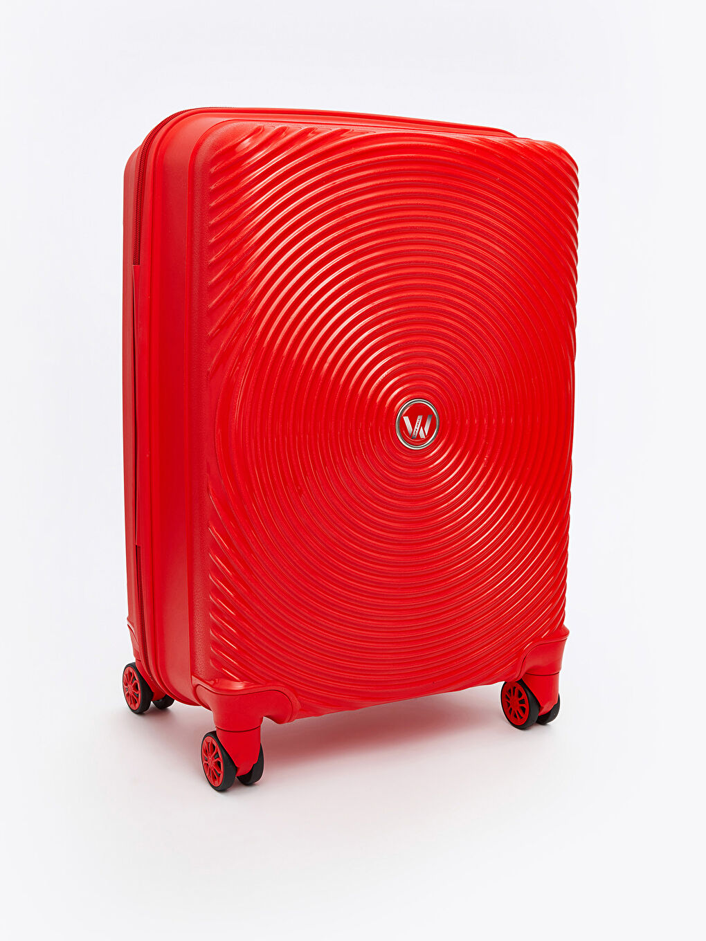 Kırmızı Kilit Detaylı Büyük Boy Valiz