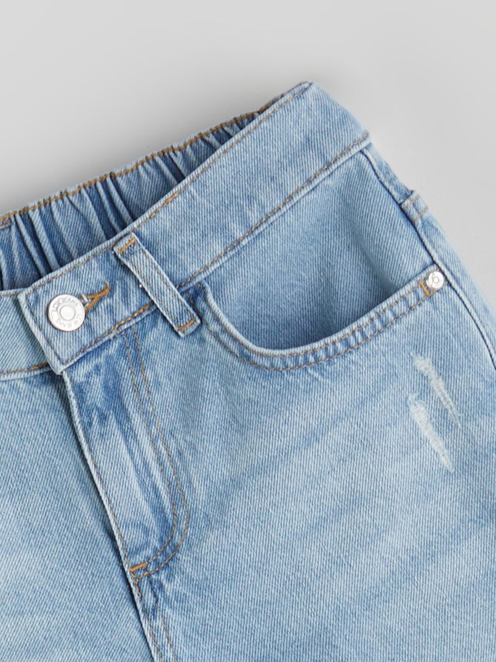 Ripped Detailed Boy Jean Shorts -S5QY08Z4-311