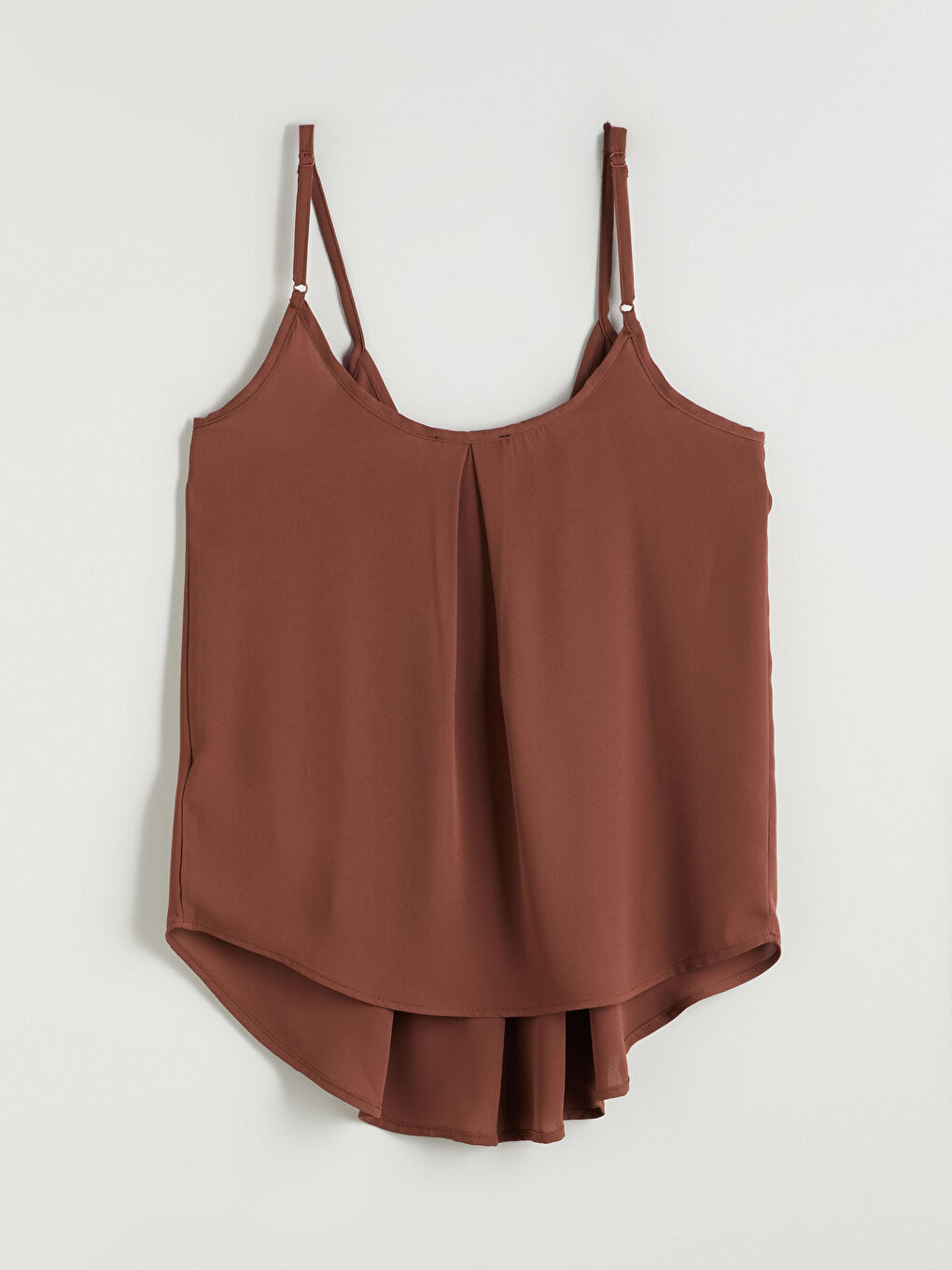 U мойын бүрмелі баулы блузка-5