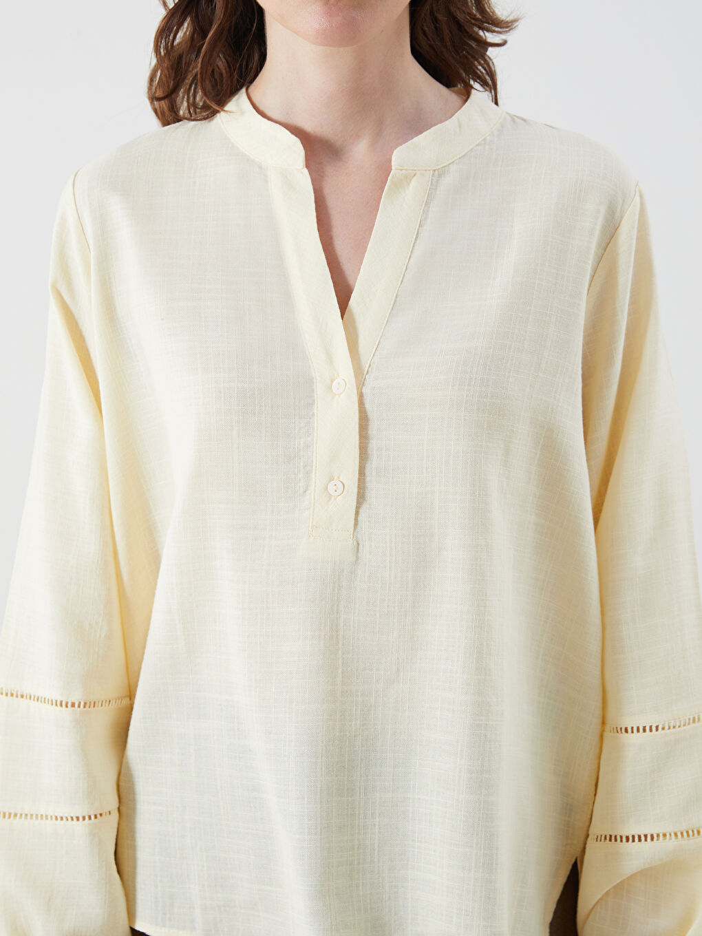 Woman YELLOW Blouse -S5QY39Z8-CRK