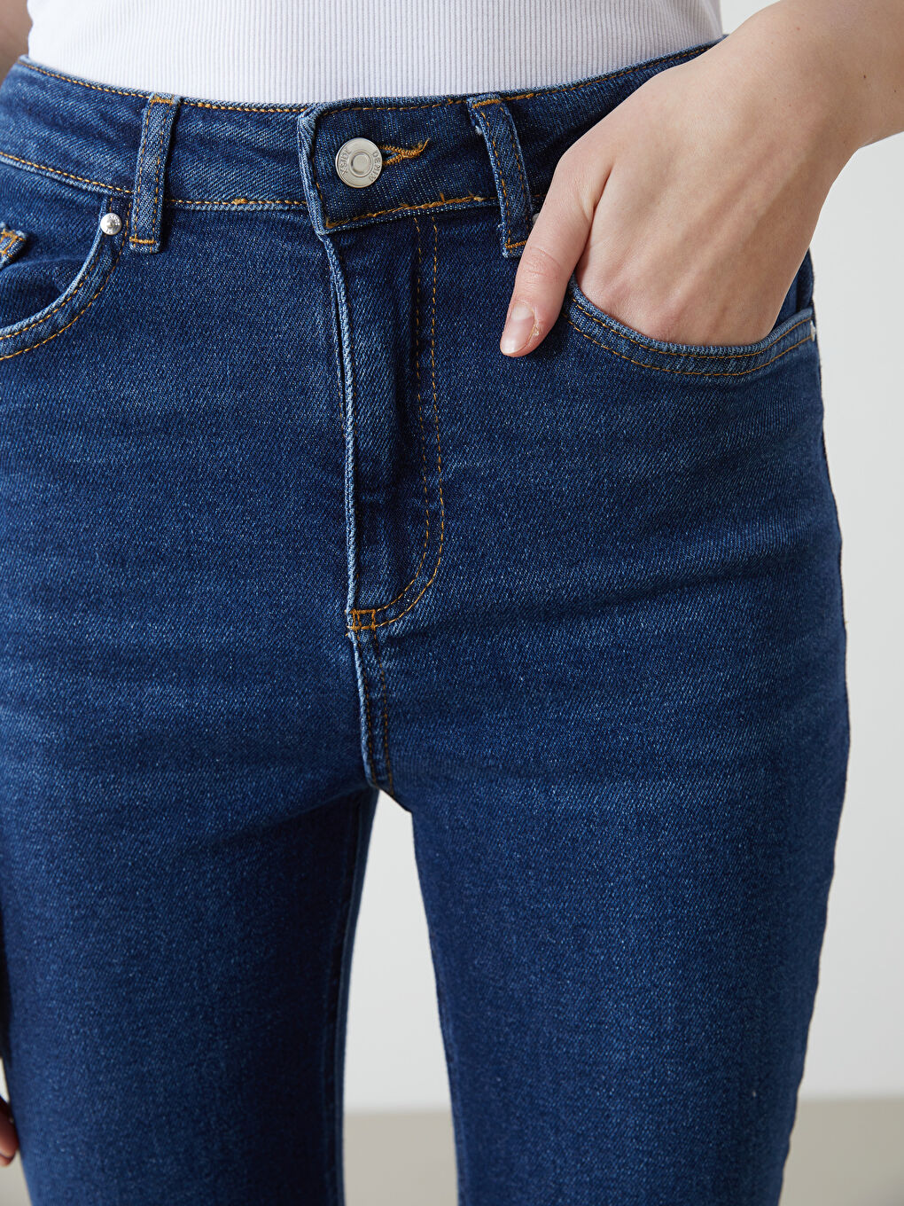 High Waist Mars Flare Women's Jeans-5