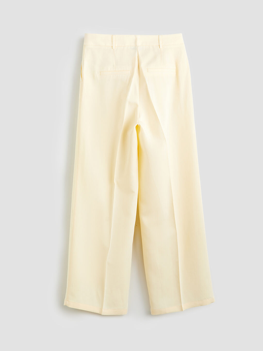 Loose Fit Linen Blend Women's Trousers -S5QY61Z8-YTS