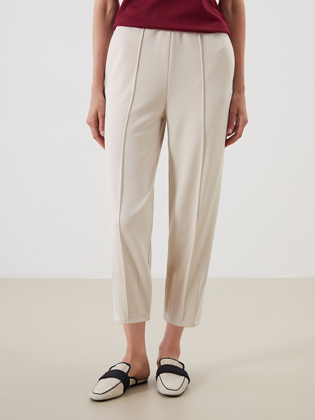 Women's Sweatpants with Elastic Waist -S5QY63Z8-G7L