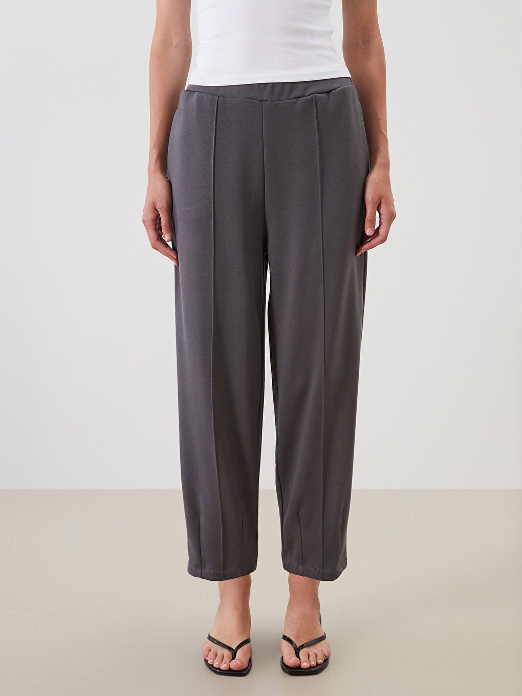 LC Waikiki Women's Sweatpants with Elastic Waist -S5QY63Z8-HGL