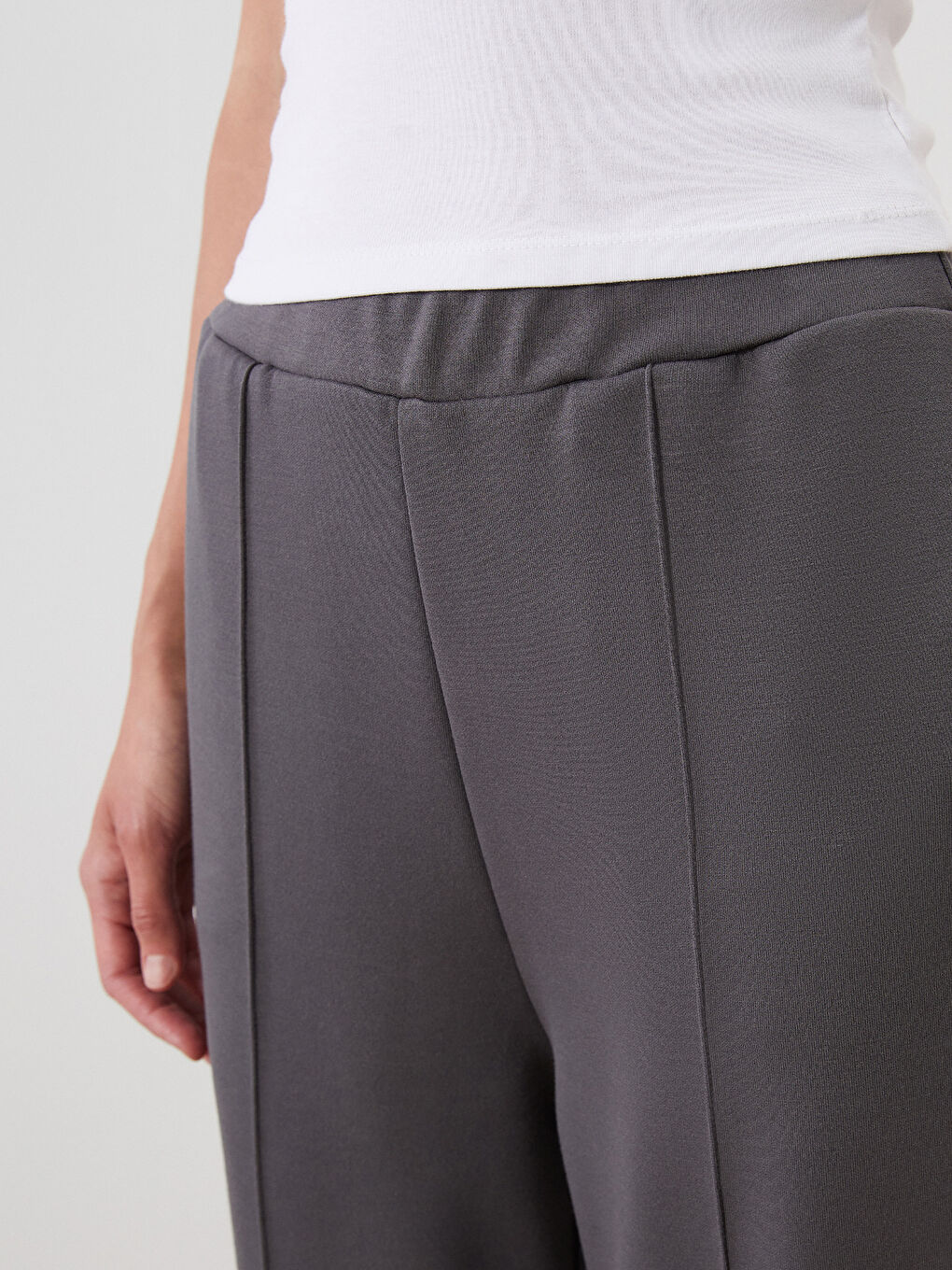LC Waikiki Women's Sweatpants with Elastic Waist -S5QY63Z8-HGL