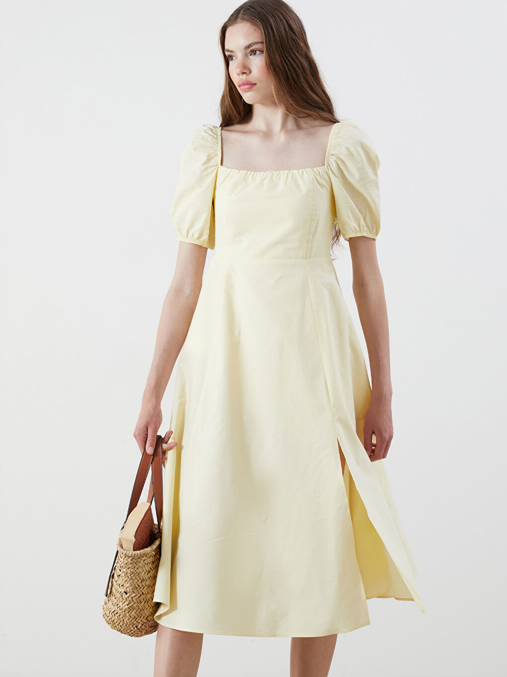Woman YELLOW Dress -S5QY66Z8-ETY