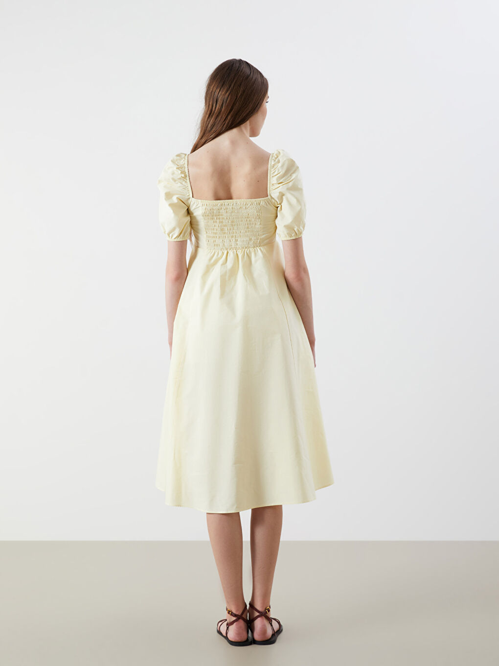 Woman YELLOW Dress -S5QY66Z8-ETY
