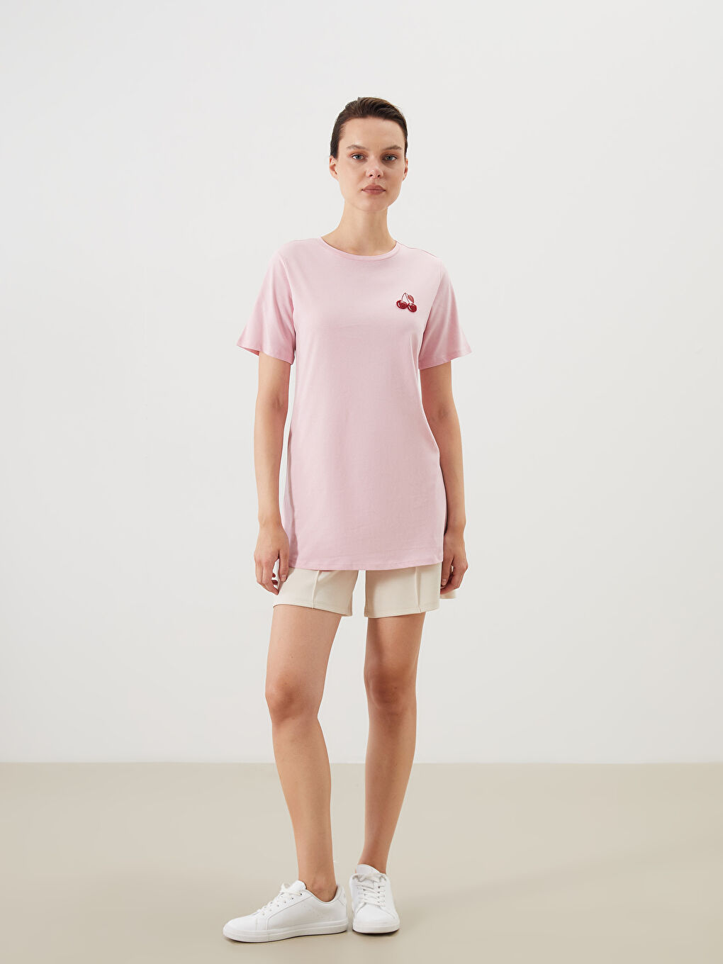 LCW Comfort Woman PINK T-Shirt -S5QY67Z8-S1A