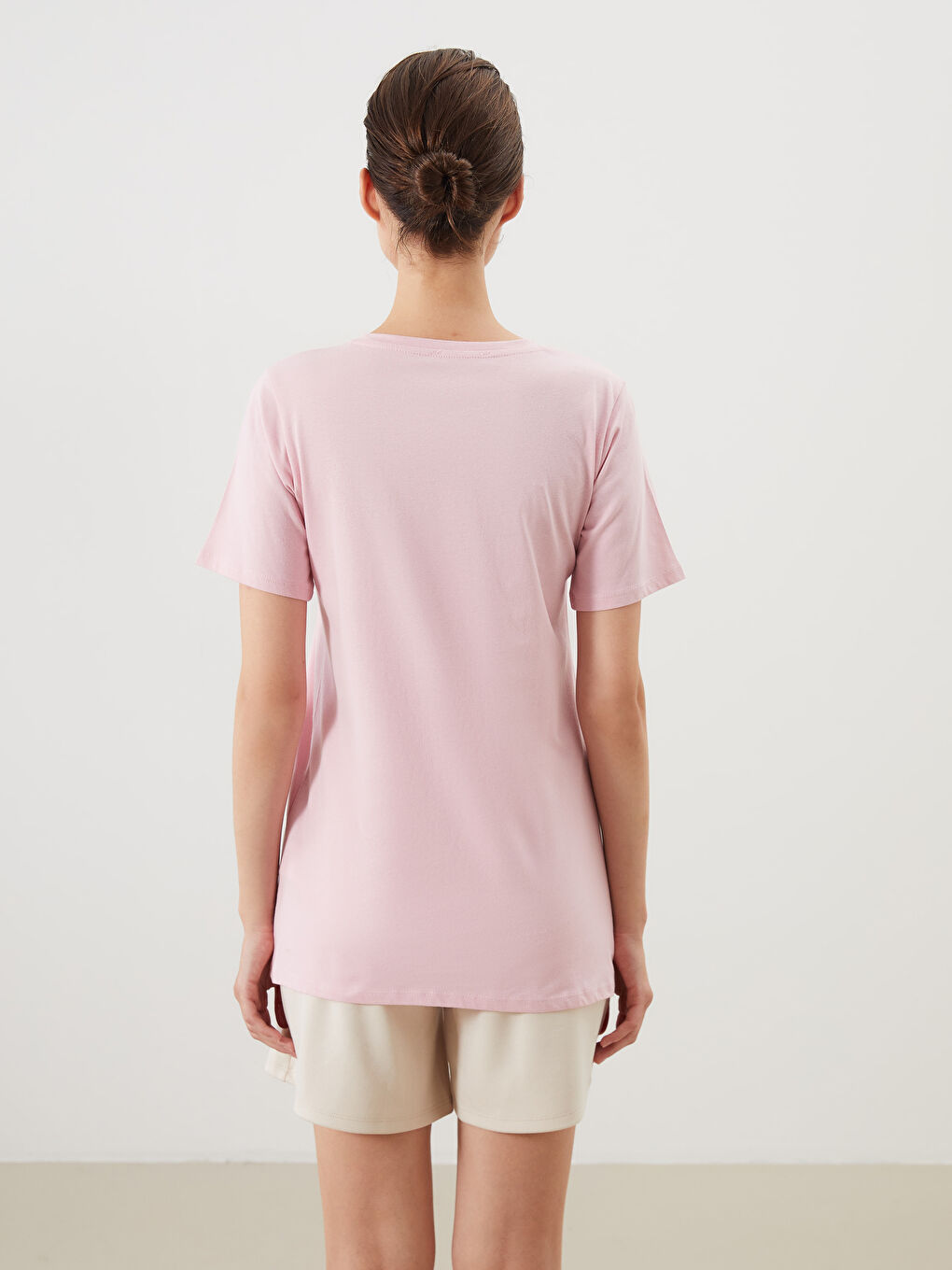 LCW Comfort Woman PINK T-Shirt -S5QY67Z8-S1A