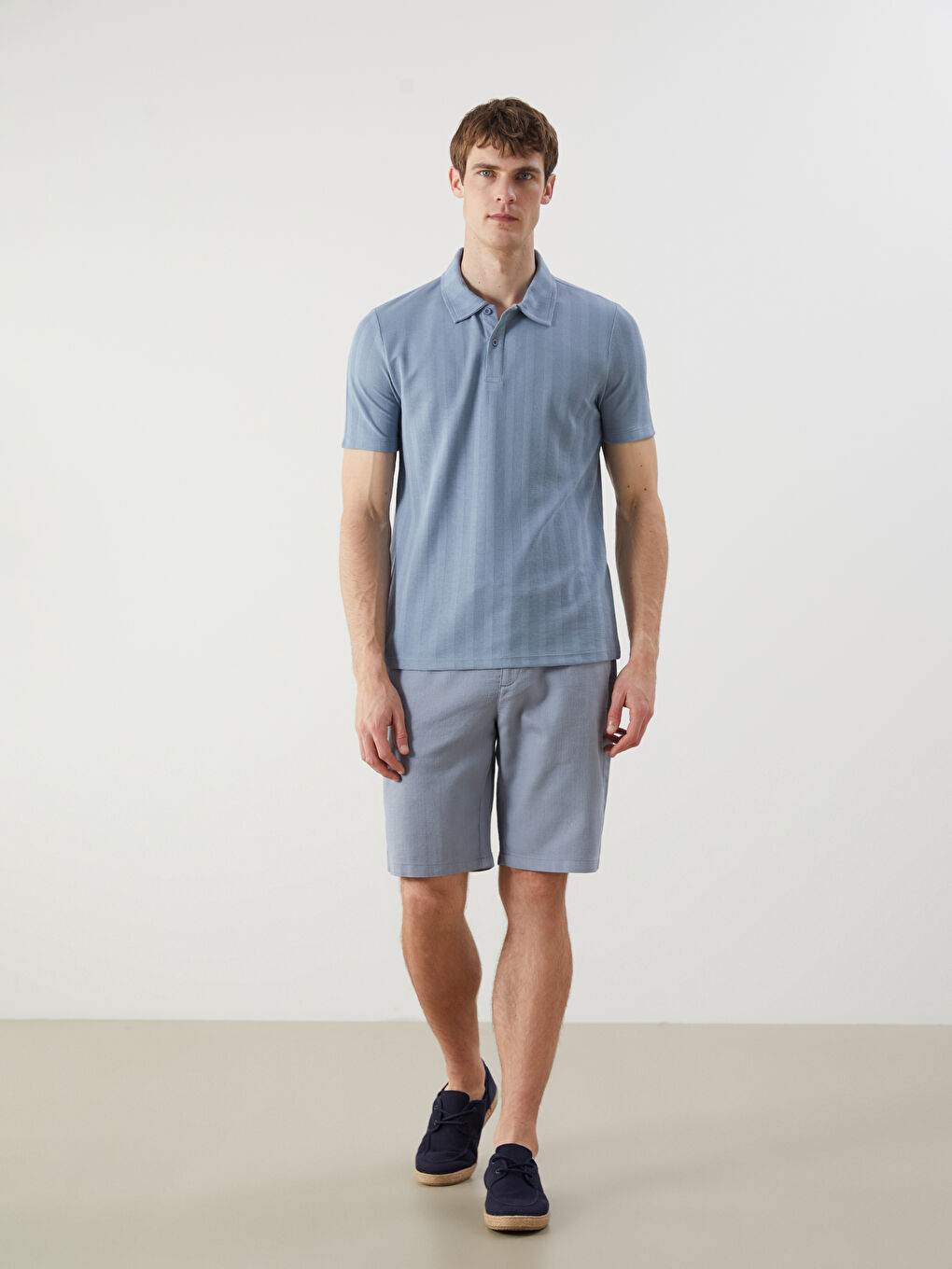 LCW Vision Men's Polo Neck T-Shirt -S5QY74Z8-14M