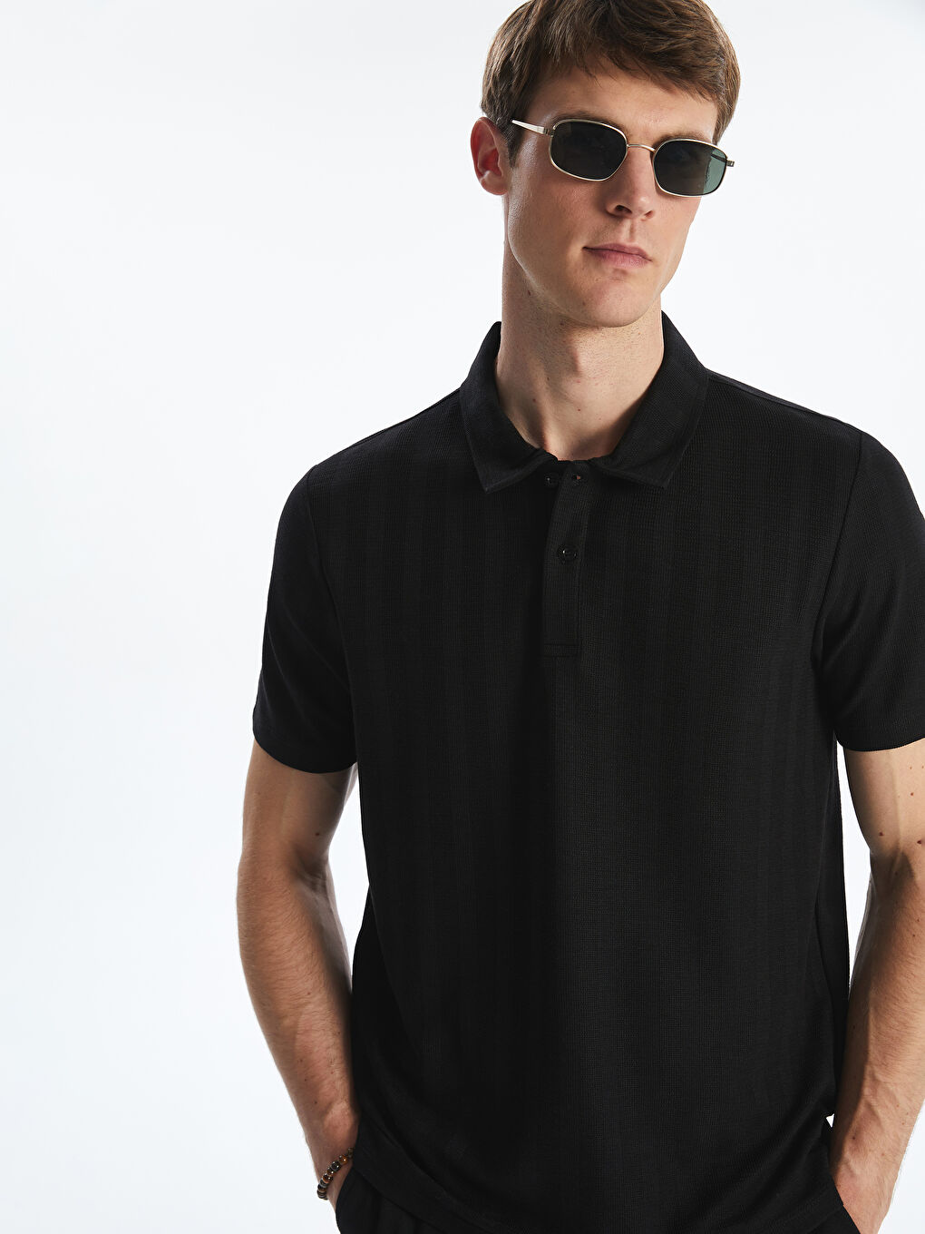 LCW Vision Men's Polo Neck T-Shirt -S5QY74Z8-CVL