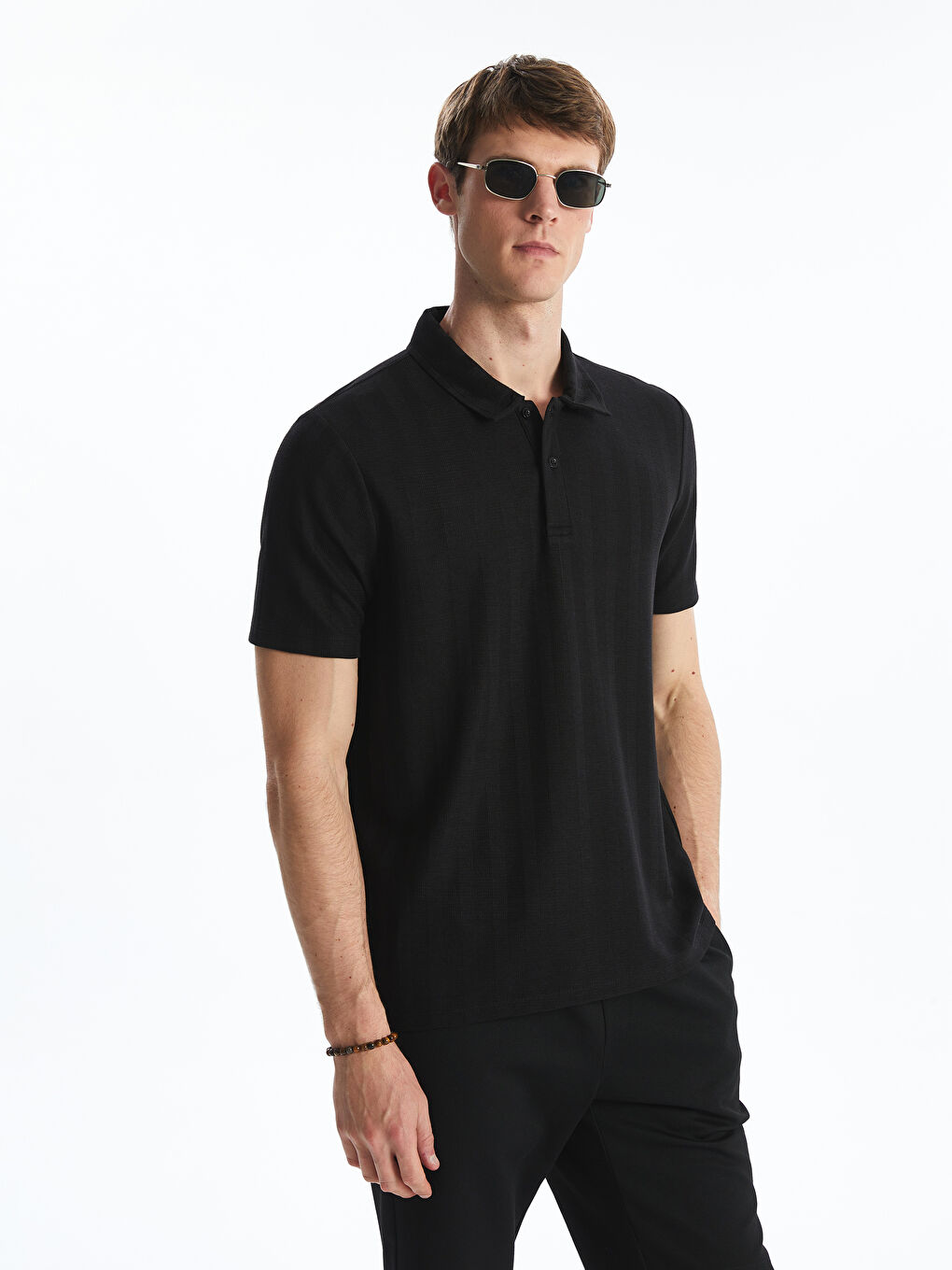LCW Vision Men's Polo Neck T-Shirt -S5QY74Z8-CVL