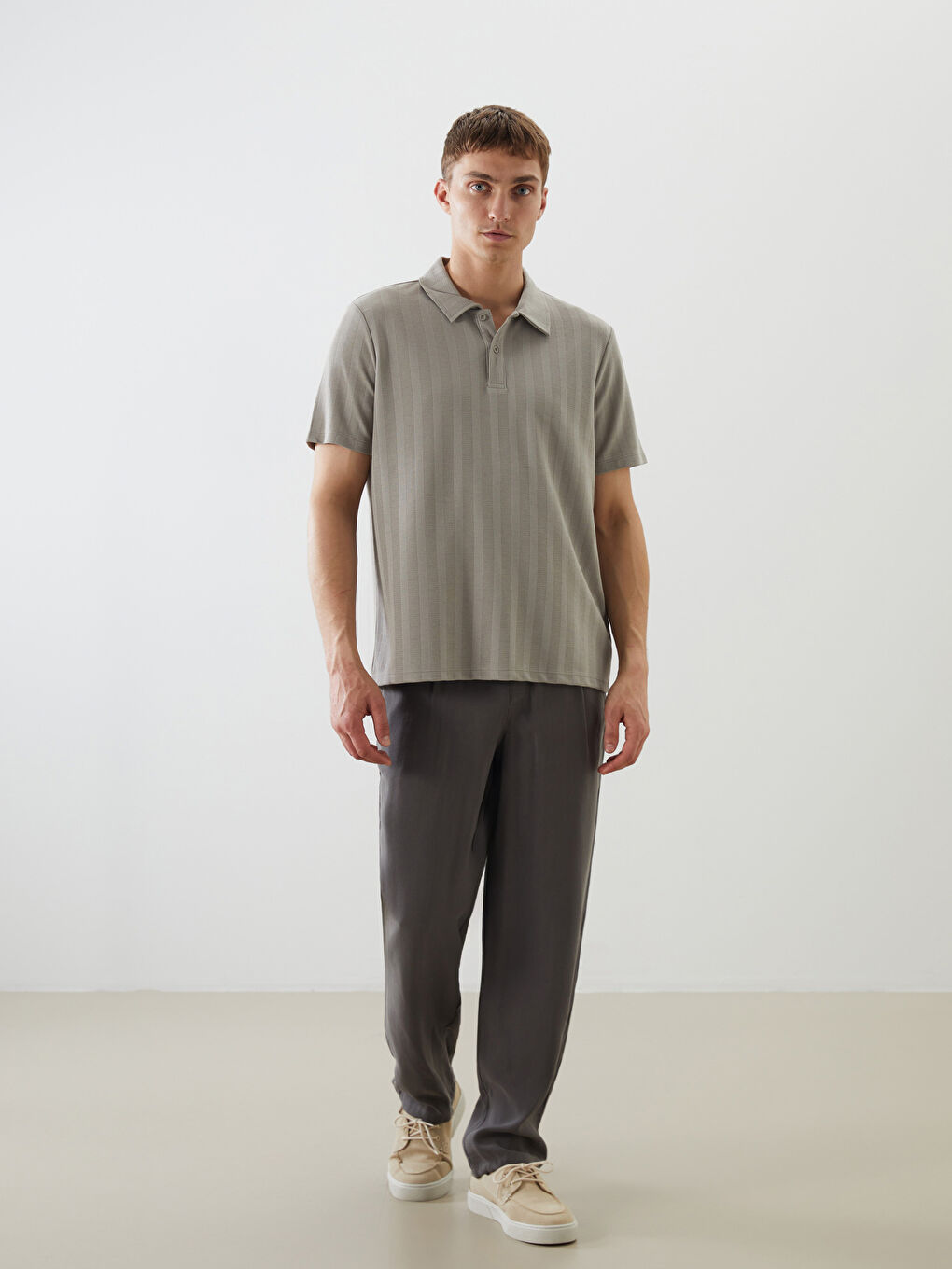 LCW Vision Men's Polo Neck T-Shirt -S5QY74Z8-DP8