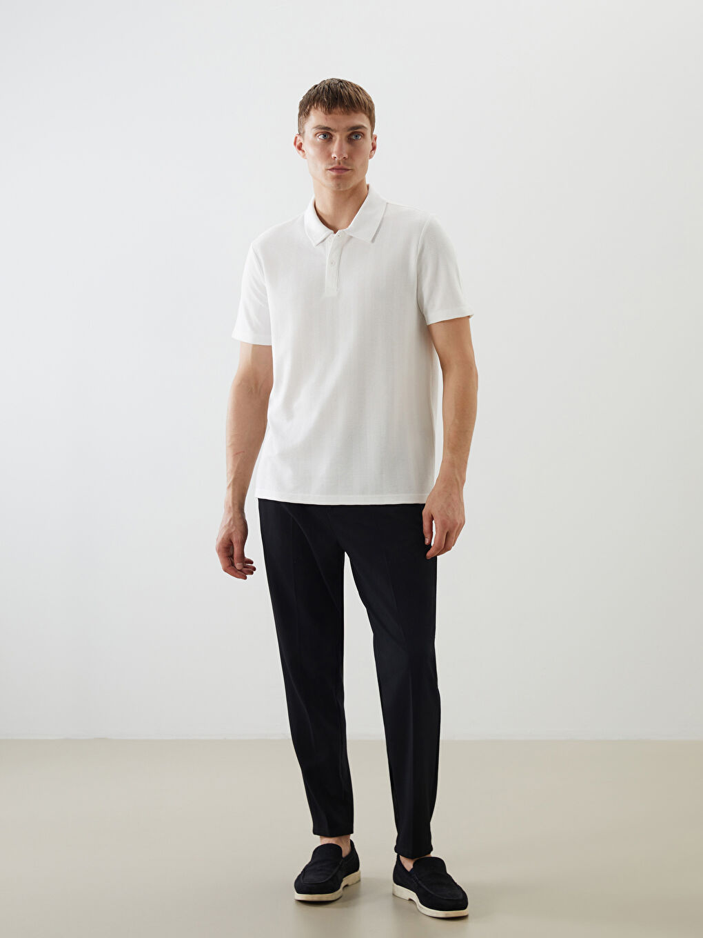 LCW Vision Men's Polo Neck T-Shirt -S5QY74Z8-R9J