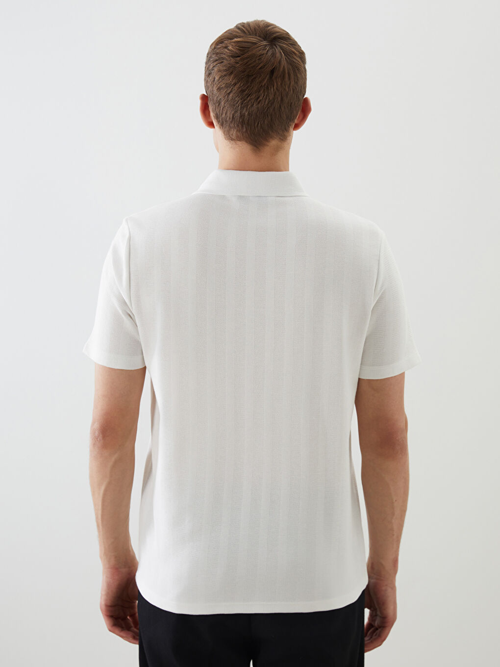 LCW Vision Men's Polo Neck T-Shirt -S5QY74Z8-R9J