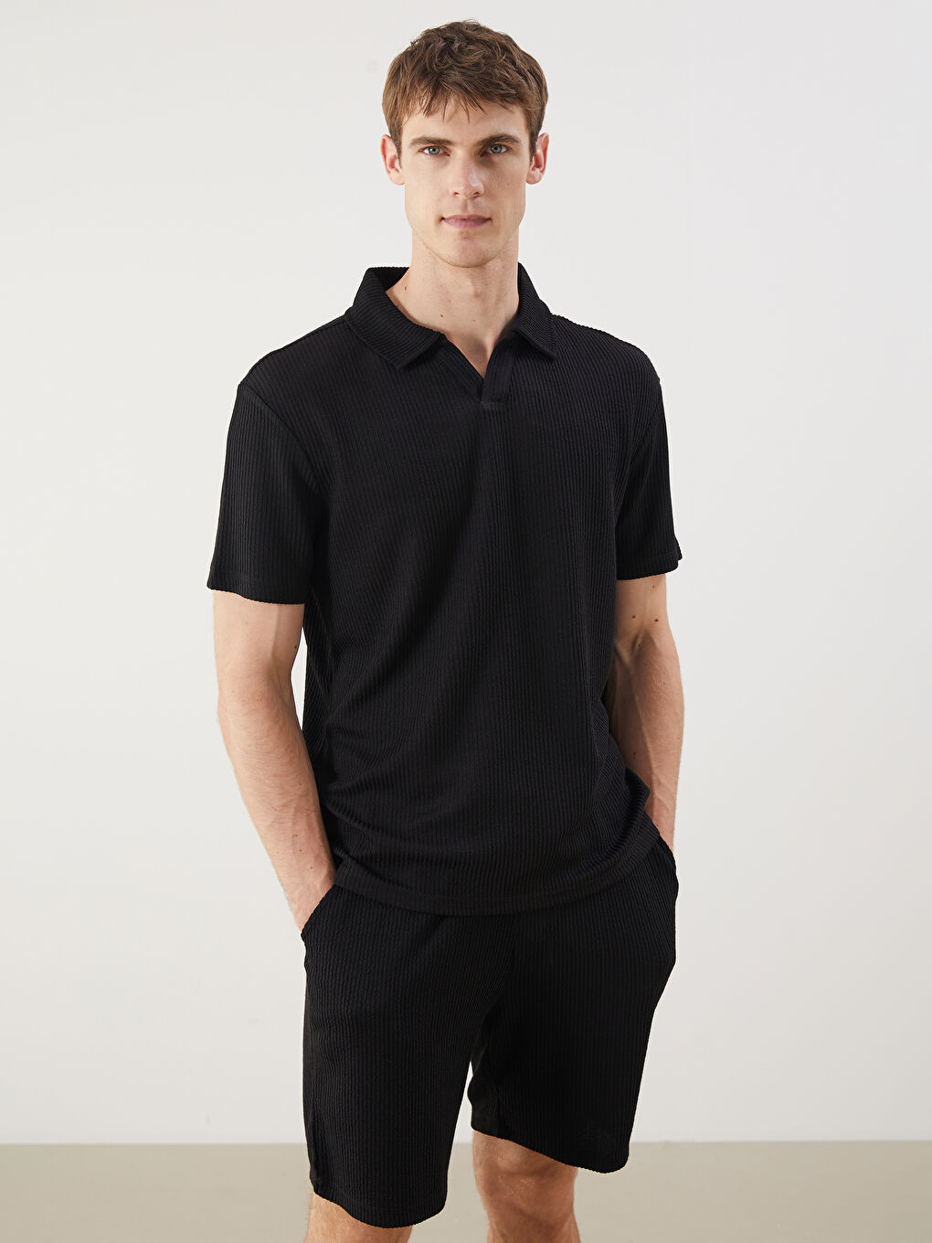 LCW Vision Men's Polo Neck T-Shirt -S5QY78Z8-CVL