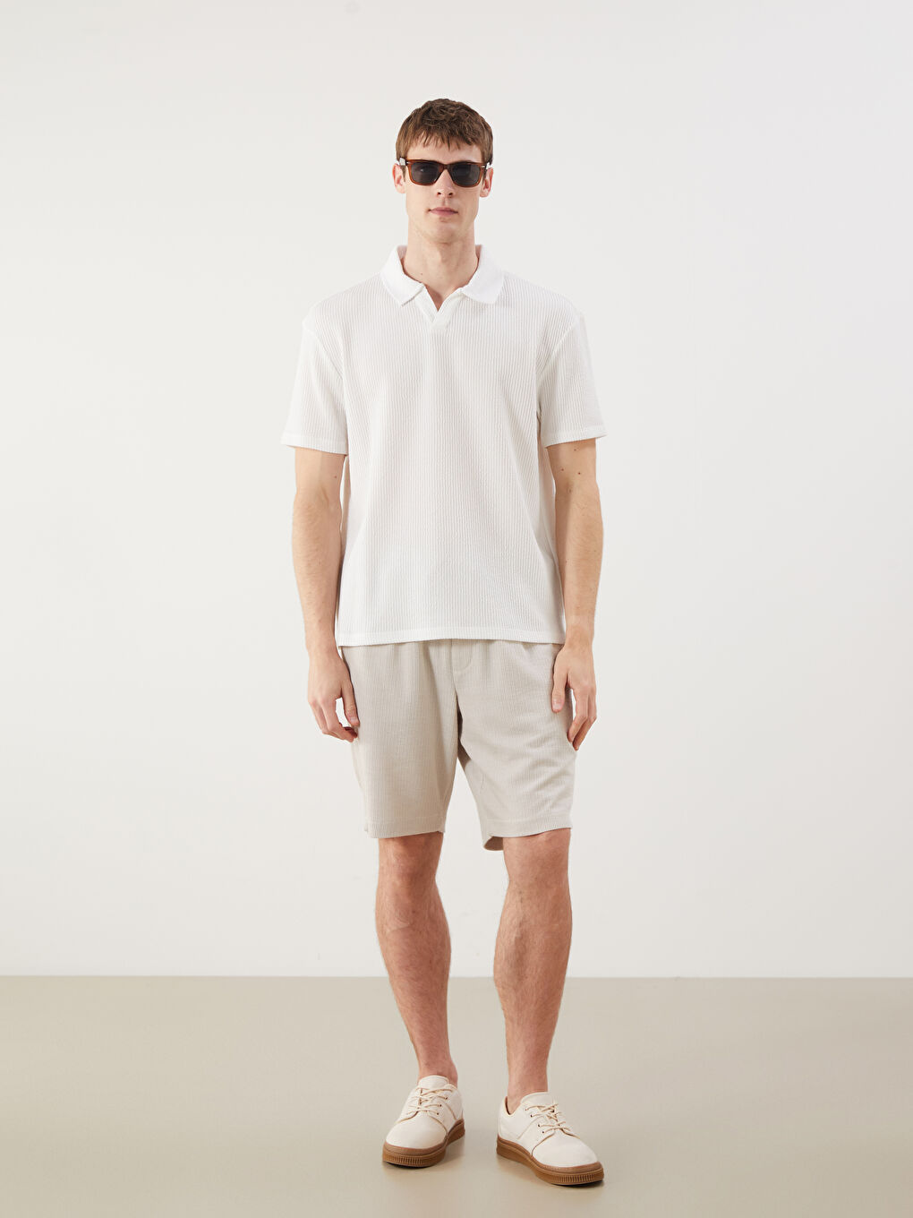 LCW Vision Men's Polo Neck T-Shirt -S5QY78Z8-R9J