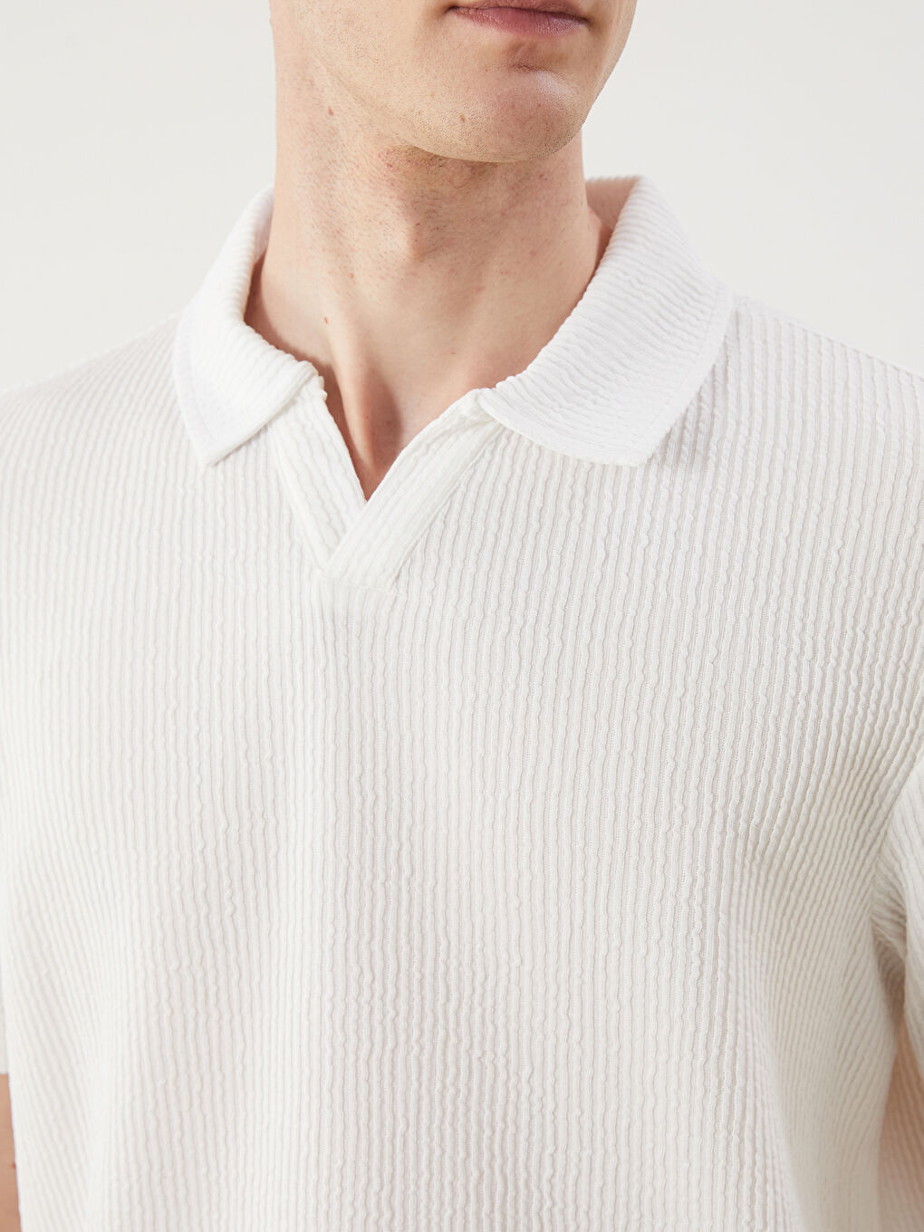 LCW Vision Men's Polo Neck T-Shirt -S5QY78Z8-R9J
