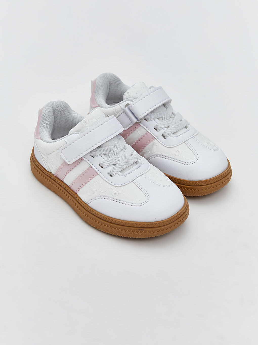 Baby Girls' Sneakers with Laces & Hook-and-Loop -S5QY83Z1-Q6K