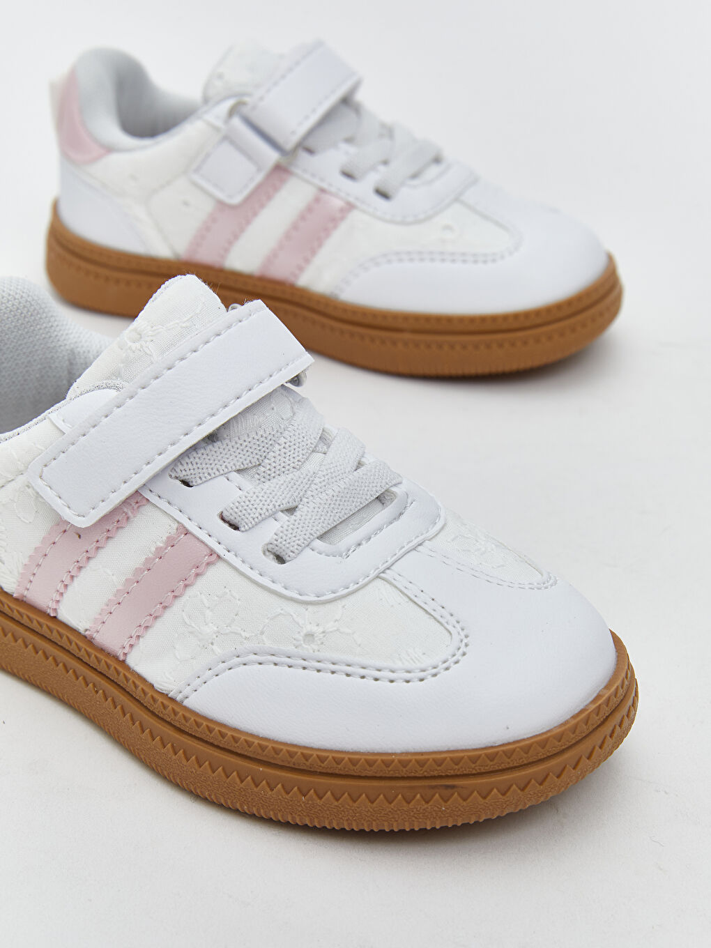 Baby Girls' Sneakers with Laces & Hook-and-Loop -S5QY83Z1-Q6K