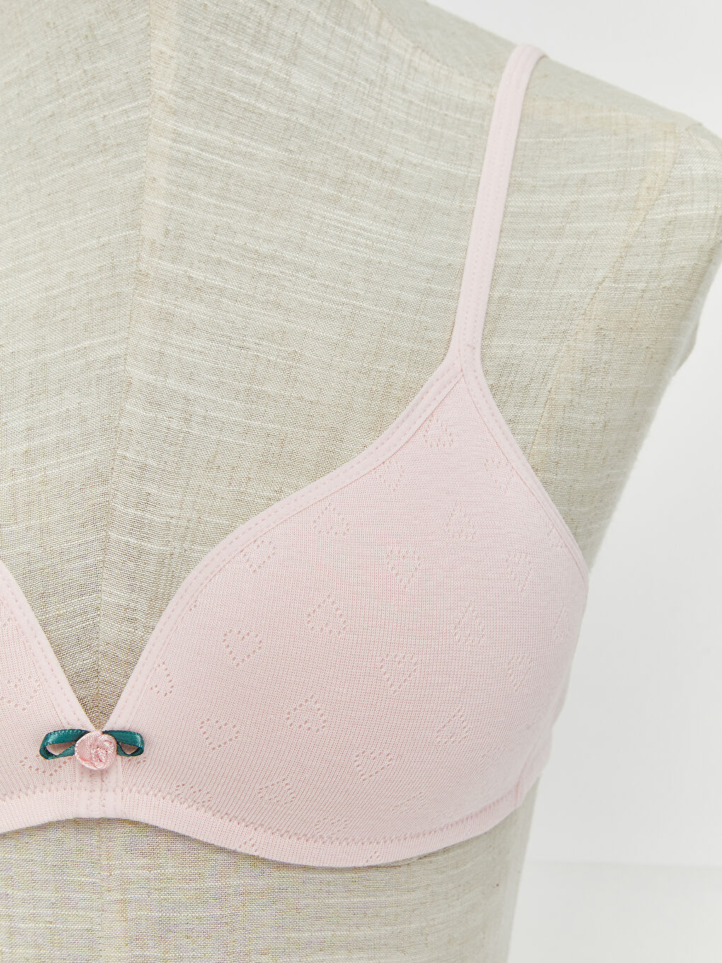 Non-Wired Non Padded Patterned First Bra -S5R001Z8-ZN8