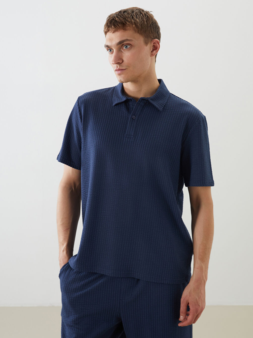 LCW Vision Men's Polo Neck T-Shirt -S5R005Z8-RFH