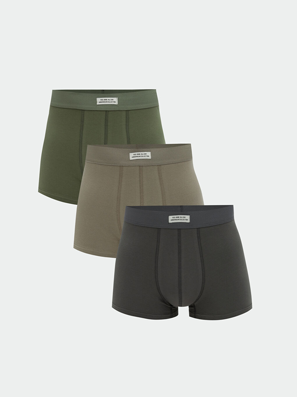 Standard Fit Cotton Stretch Men's Boxer 3-pack -S5R012Z8-GYQ