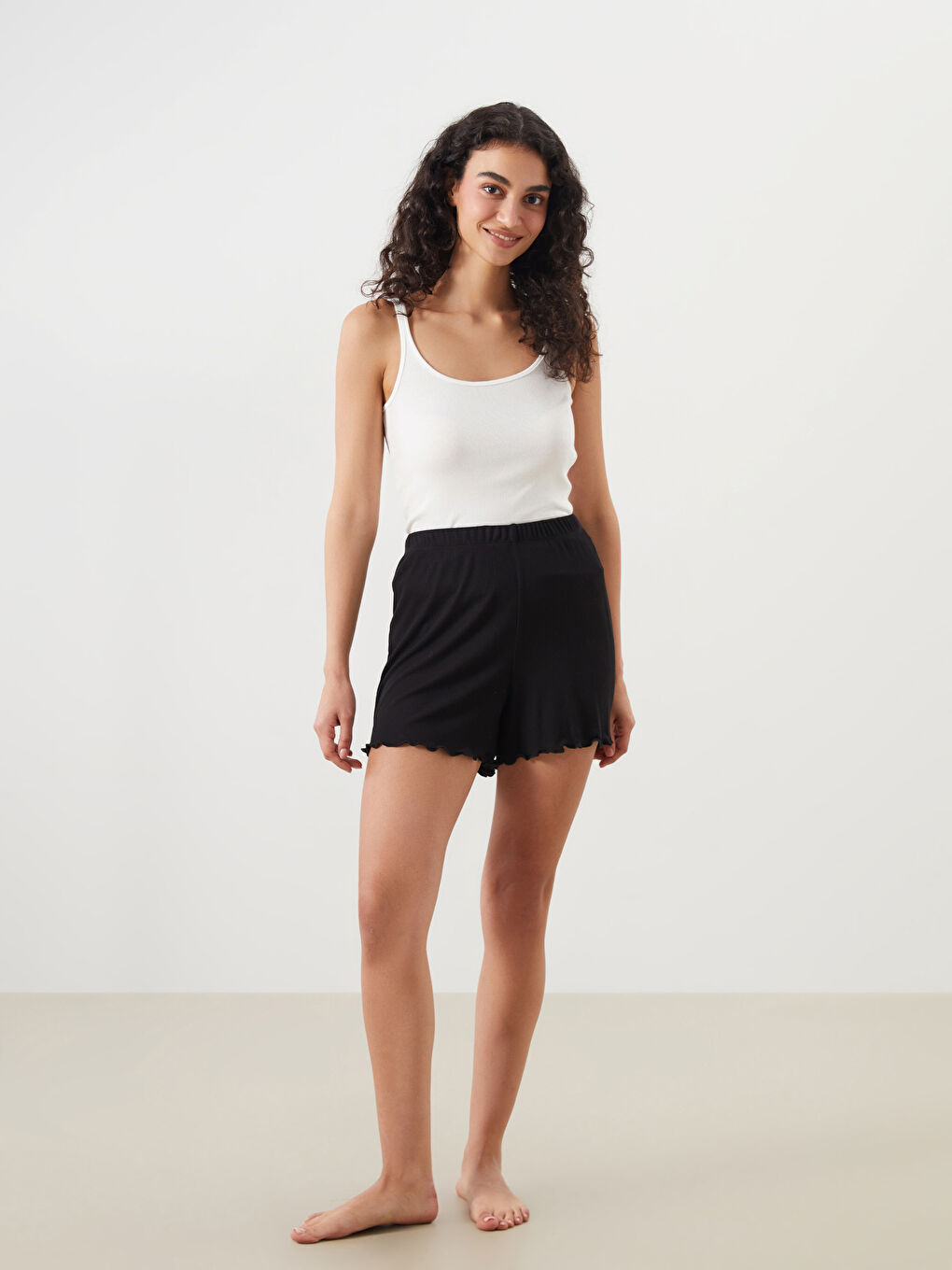 Woman BLACK Pyjama Bottoms -S5R013Z8-CVL