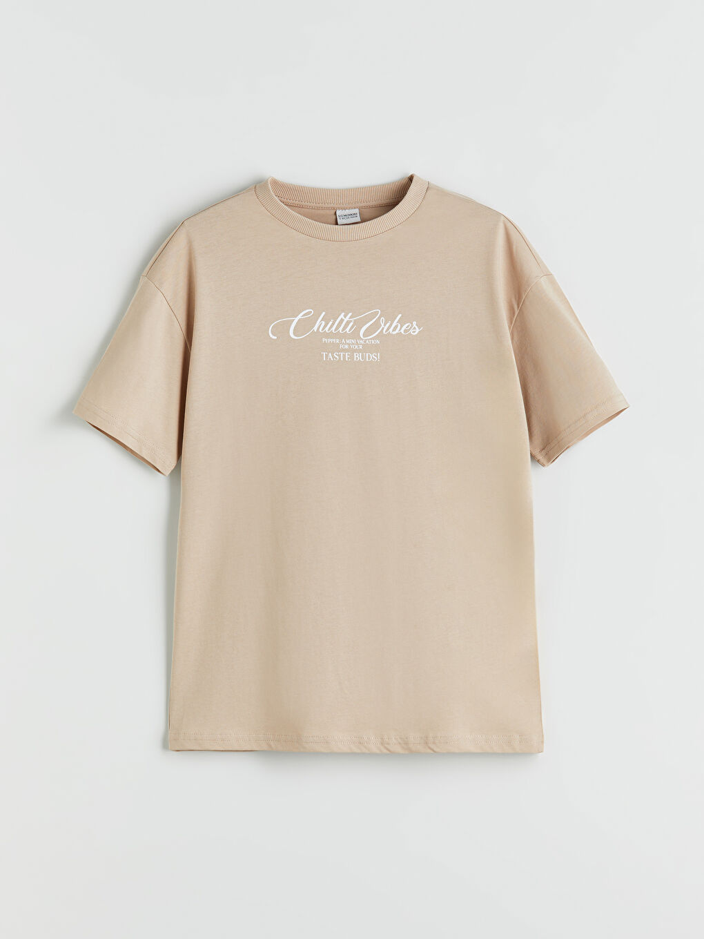 LCW Kids Crew Neck Boys' T-Shirt -S5R028Z4-GHQ