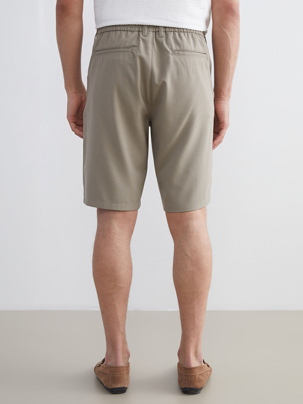 Yeşil Standart Kalıp Erkek Şort-3