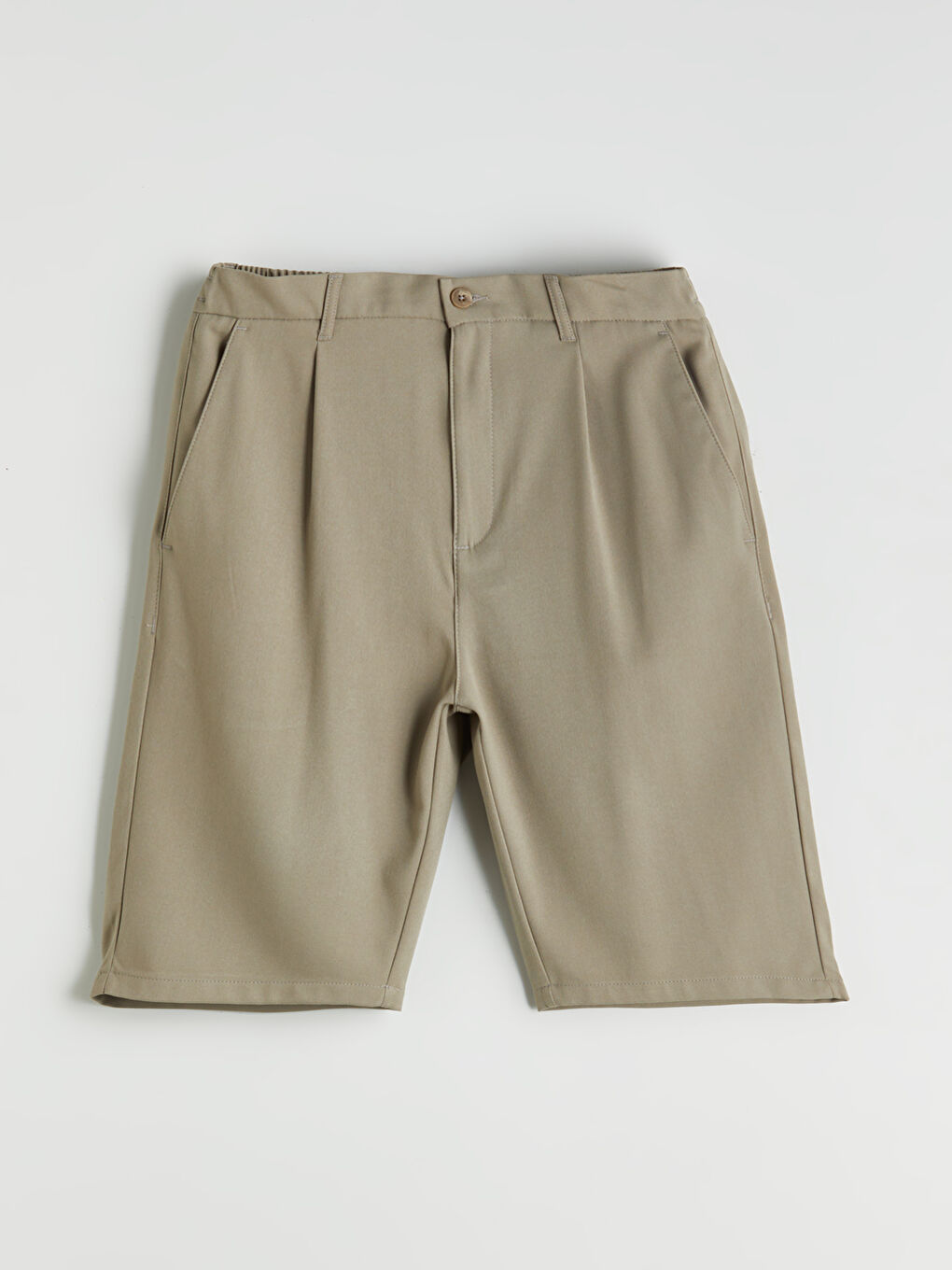 Yeşil Standart Kalıp Erkek Şort-4