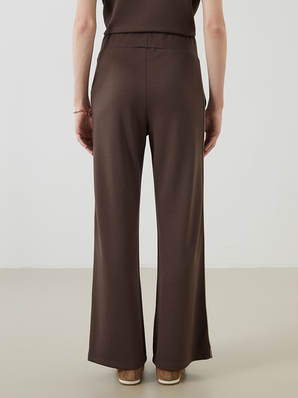 Elasticated Waist Flared Women's Sweatpants -S5R056Z8-ZYF