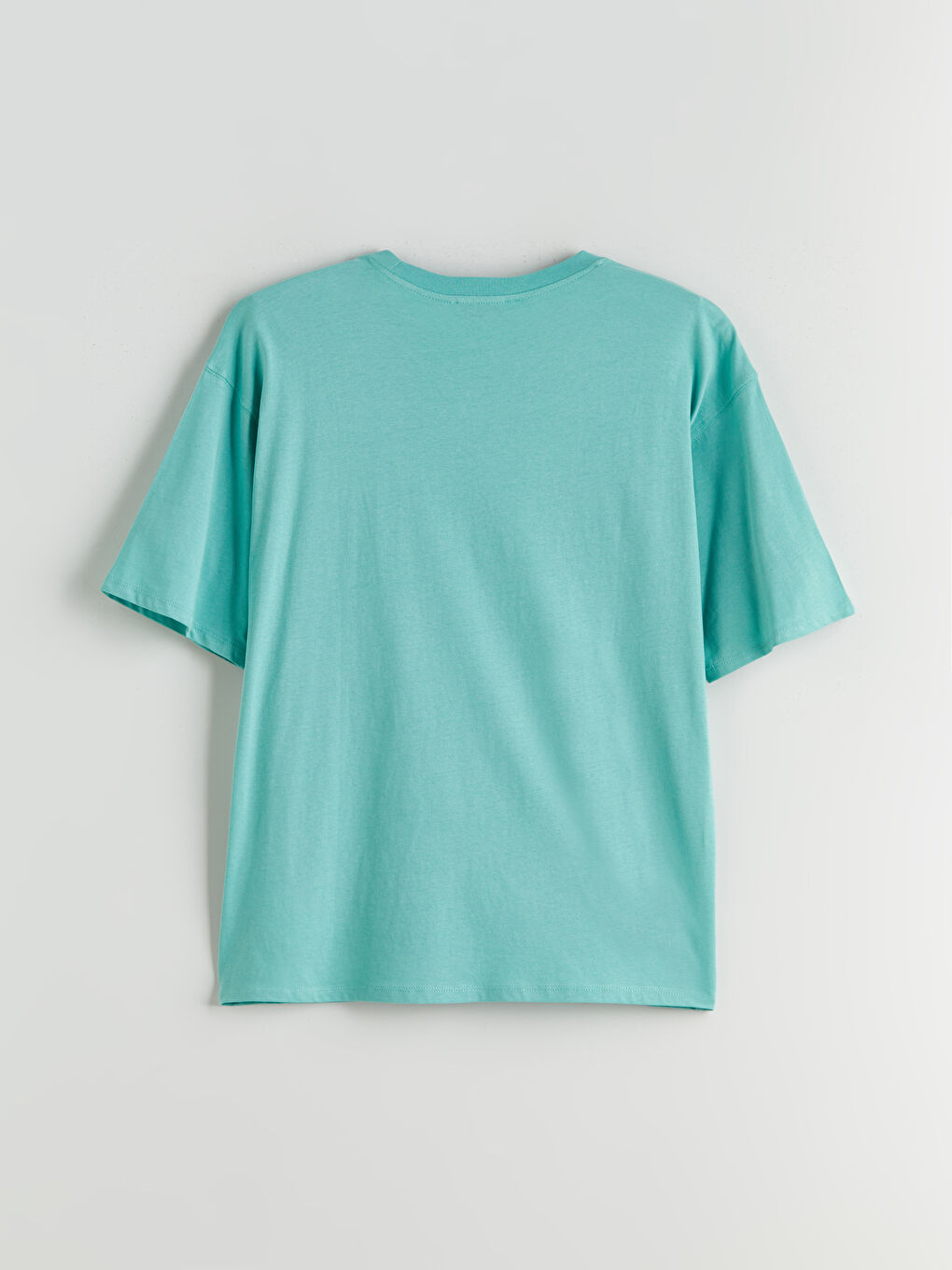 LCW Vision Crew Neck Printed Oversize Women's T-Shirt -S5R061Z8-FJW