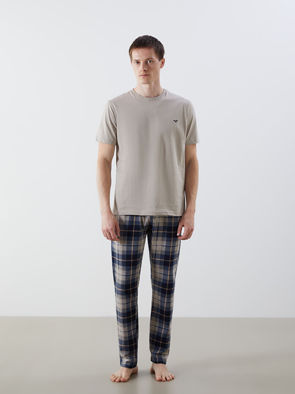 Regular Fit Men's Pyjama Set -S5R068Z8-LSJ