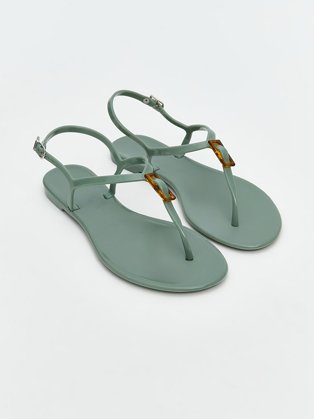 Woman GREEN Beach Sliders -S5R074Z8-SPU
