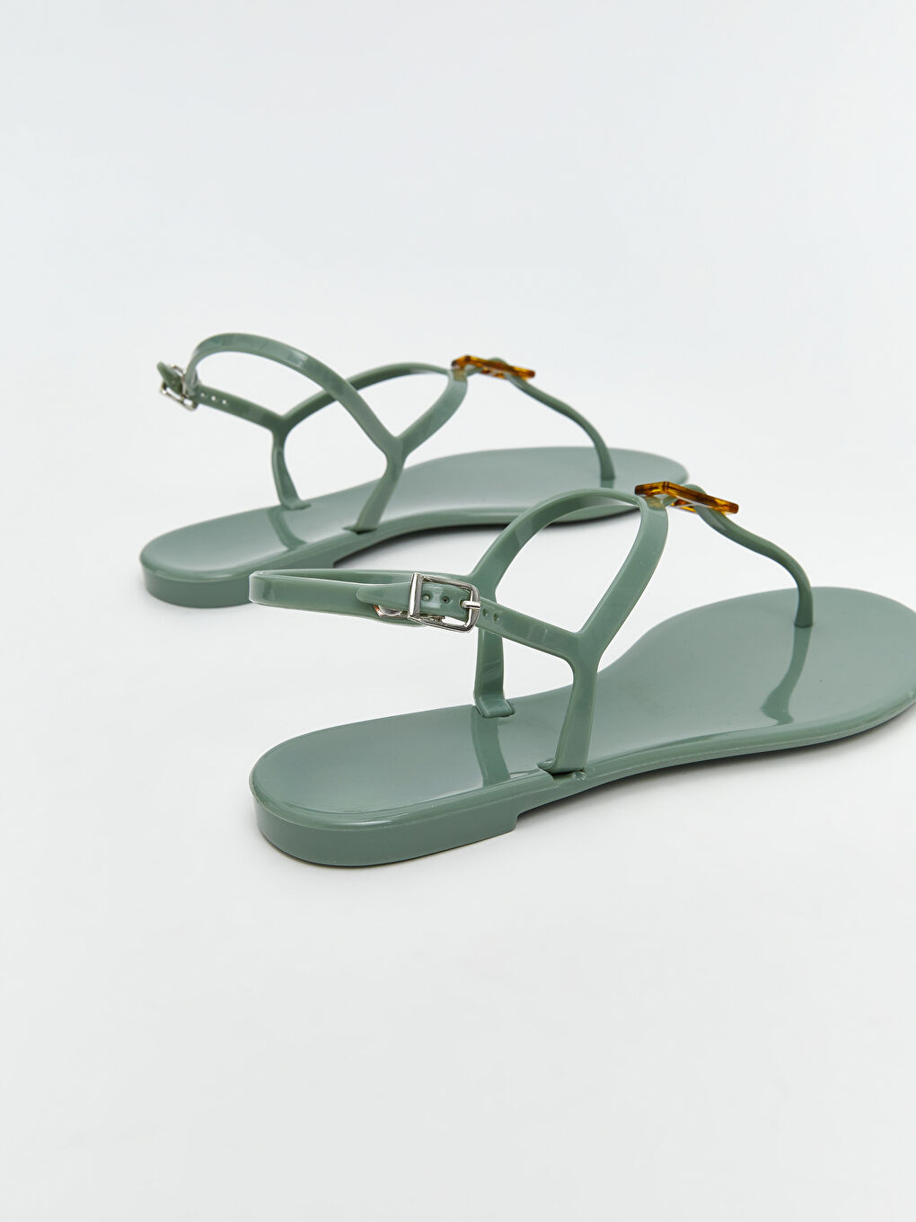 Woman GREEN Beach Sliders -S5R074Z8-SPU