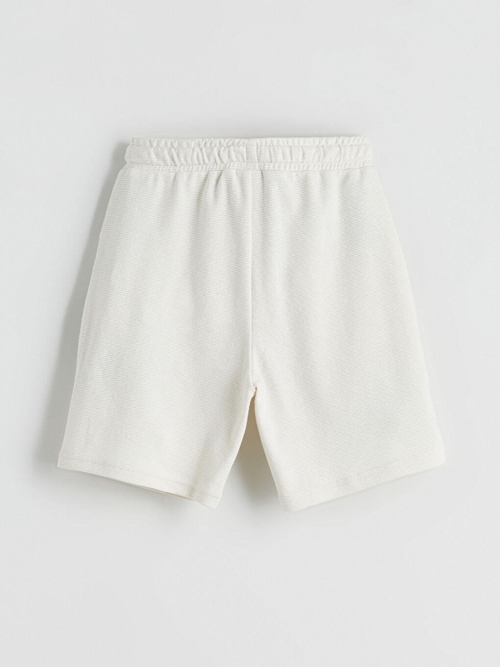LCW Kids Elasticated Waist Textured Boys' Shorts -S5R076Z4-FWM