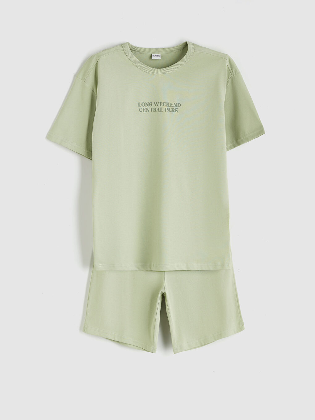 Crew Neck Boys' T-Shirt and Shorts -S5R105Z4-FHV