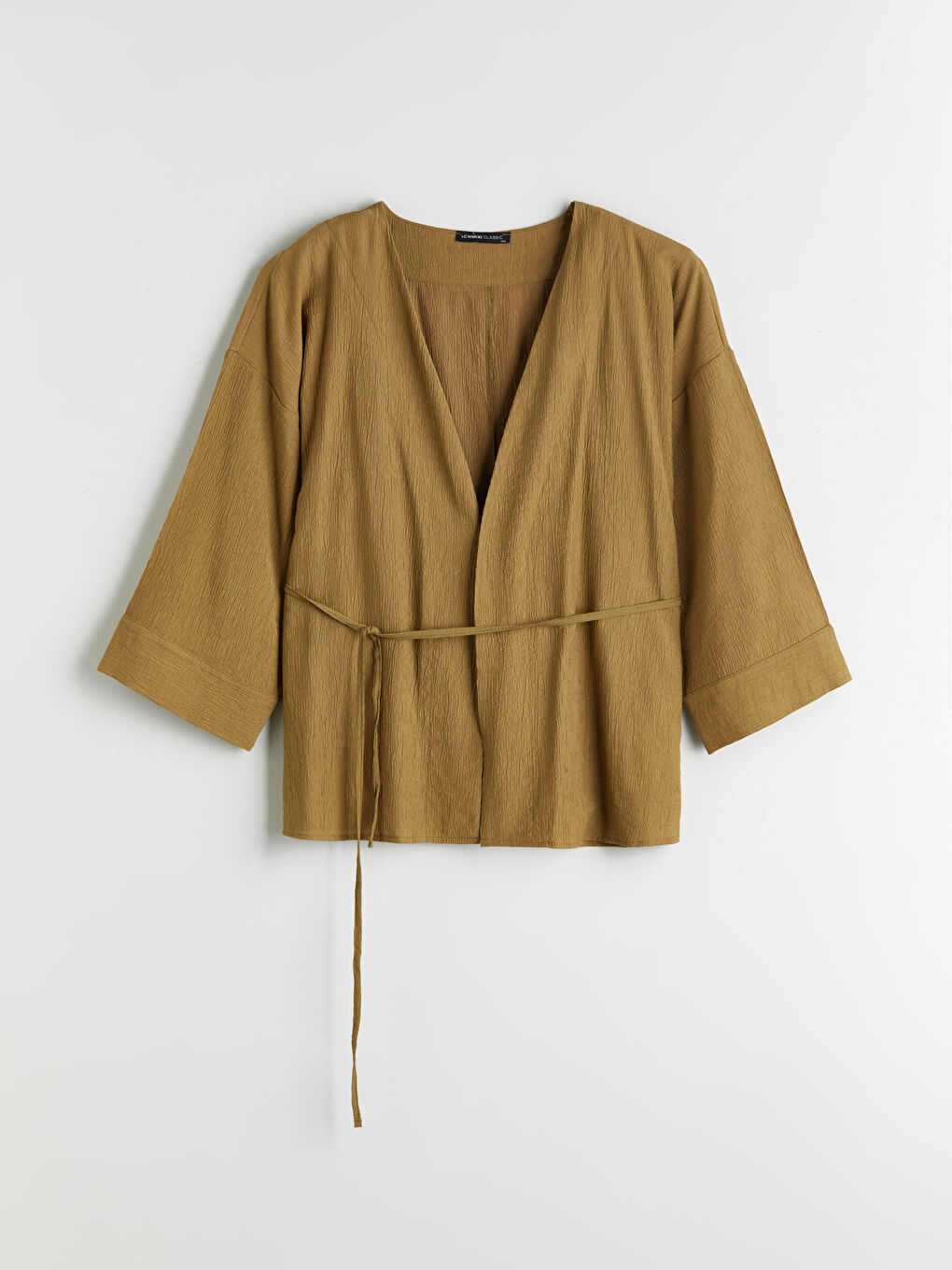 LCWAIKIKI Classic Double Breasted Textured Women's Kimono -S5R111Z8-JRS
