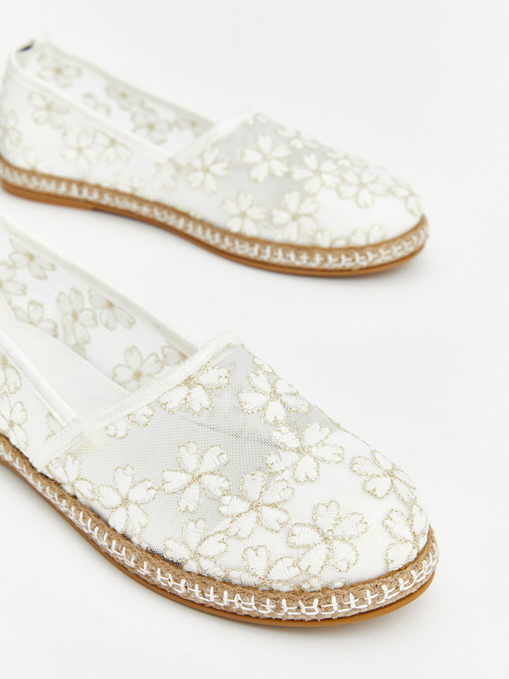 Beyaz File Detaylı Kız Çocuk Babet-2