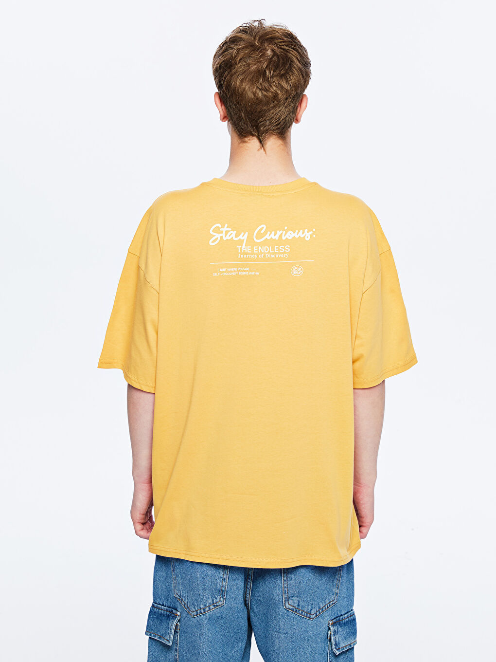 LC Waikiki Man YELLOW T-Shirt -S5R118Z4-FGK